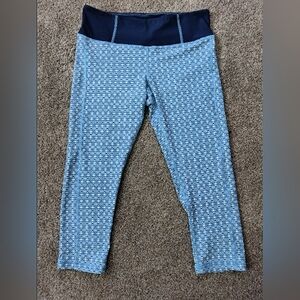 Helen Jon Blue Swim Leggings (Capri)